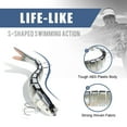 thumbnail image 4 of TRUSCEND Easy Catch SwimMax with BKK Hooks, Magic Noisy Wiggling and Vibrating Actions for More Bites, Lifelike Fishing Lures for  Bass Trout Walleye Crappie, Strongest Dyneema Fiber Jointed Swimbait, 4 of 10