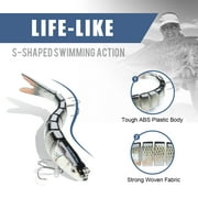 TRUSCEND Swimmax Fishing Lure with BKK Hook, Easy Catch: Wiggling, Vibrating, Rattling with Noise, Heavy-Duty Dyneema Fiber Jointed Swimbait for Bass, Trout, Crappie,Ideal for Family Fishing