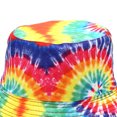 thumbnail image 6 of Cheers.US Men and Women Sun Hat Tie-die Printed Reversible Double-sided Bucket Hats Fisherman Hat Sun Protection Packable for Summer Outdoor, 6 of 7