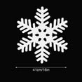 thumbnail image 5 of Qocolhg 5 Pcs Christmas Snowflakes Ornaments, Five Size Non-woven Fabric Snowflake Outdoor Decor Christmas Hanging Snowflake Ornaments for Window Decor Snowflakes Winter Indoor Decorations, 5 of 9