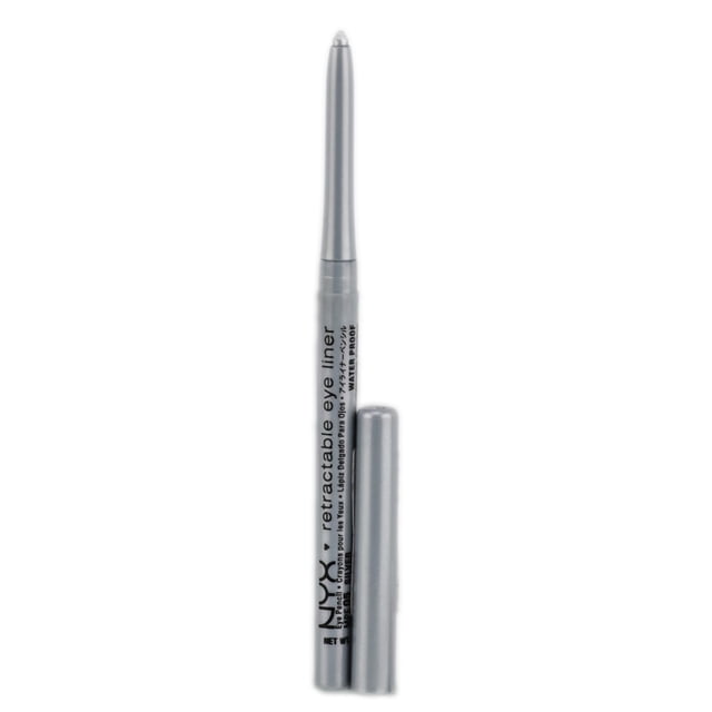 Delineador de Ojos NYX Retráctil MPE 05 Color Plateado