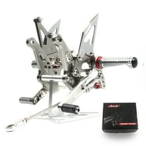 Arashi(Version 2.0) Adjustable Rearsets for Kawasaki Ninja 1000 Z1000 Z1000SX 2014 2015 2016 2017 Motorcycle Accessories Foot Pegs Footrests Rear Set Gray Z 1000