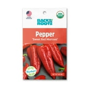 Back to the Roots Organic Sweet Red Marconi Pepper Seeds, 1 Seed Packet