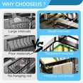 thumbnail image 4 of Hot Sale!Kitchen Sink Faucet Organizer, Dish Sponge Holder Over Faucet Kitchen Sink Caddy Organizer, Multifunction Organizer Rack For 0.7-1.1inch Round Water Pipe, 4 of 8