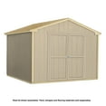 thumbnail image 5 of Handy Home Products Cumberland 10 ft. x 16 ft. Outdoor Wood Shed Kit with Smartside (160 sq. ft.), 5 of 9