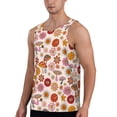 thumbnail image 2 of Fuzoiu Fall 70s Groovy Hippie Print Men's Workout Tank Tops,Sleeveless Gym Shirt Quick Dry,Fitness Bodybuilding T-Shirt,Muscle Athletic Workout Tee-Large, 2 of 7