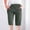 Army, variant on USSUMA High Waisted Shorts Women Solid Color Bermuda Summer Fashion Elastic Waist Lounge with Pocket Active Shorts Straight Pants Half Shorts Linen Wide Legs Shorts Army Green Xxxl