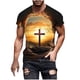 thumbnail image 2 of Tops para hombre, blusas y camisas de manga corta con cuello redondo para hombre, jersey informal con cuello redondo estampado para hombre, pantalones cortos deportivos para fitness, blusa de poliéste, 2 of 5