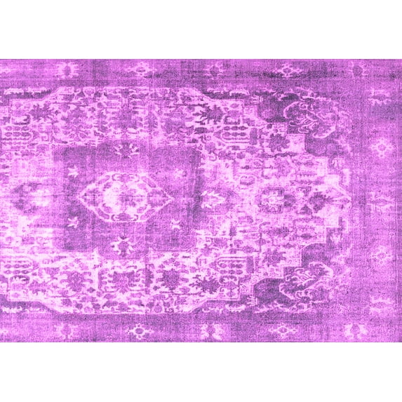 Ahgly Company Indoor Rectangle Medallion Pink Traditional Area Rugs, 2' x 3'
