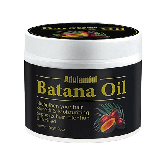 Adglamful Batana Oil for Hair Strengthening, Moisturizing & Smoothening - Supports Hair Retention, Unrefined, 120g/4.23oz