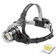 thumbnail image 1 of Black Friday deal Zoom Headlamp USB Type C XPE Torch LED Headlight Body Motion Sensor Head Wrist Strap Band lamp Riding Red Flash Light lantern, 1 of 5