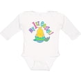 thumbnail image 3 of Inktastic My First Easter- cute chick just hatched Boys or Girls Long Sleeve Baby Bodysuit, 3 of 5