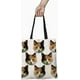 thumbnail image 2 of Cat Tote Print Bag - Calico Cat Shopping Shoulder Bag Gifts, 2 of 3