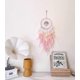thumbnail image 3 of ZHAOCHENG Atrapasueños rosa con forma de árbol de la vida, decoración de pared con piedra de cristal curativa natural, regalo de atrapasueños de ensueño hecho a mano, 3 of 5