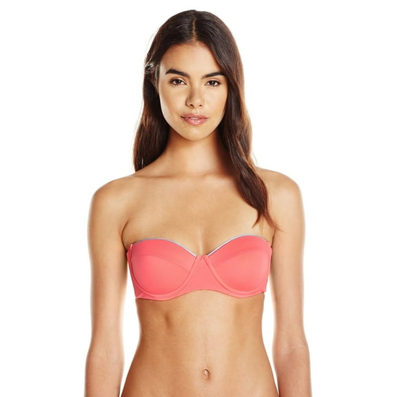 Zinke Women's Taylor Underwire Bikini Top, Large, Grapefruit