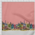 thumbnail image 3 of Soimoi Cotton Voile Fabric Buildings Panel Print Fabric by Yard 42 Inch Wide, 3 of 3