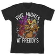 thumbnail image 5 of Five Nights at Freddy's Breaking Walls Boy's Black T-shirt-Medium, 5 of 7
