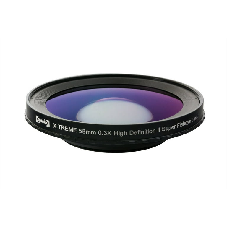 カネキopteka 58mm フィッシュアイレンズ Opteka OPTSC58FE Titanium 58mm 0.3x HD Ultra Fisheye Lens