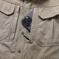 thumbnail image 4 of Men's Multi Pocket Work Cargo Long Sleeve Shirts Cooling Breathable UPF 50 Sun Protection Lapel Collar Button Up Lightweight Tactical Tops for Fishing Hiking Ranch Outdoor Work, 4 of 8