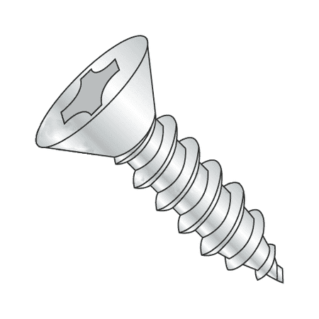 

#7-19 x 3/4 Type AB Self-Tapping Screws / Phillips / Flat Head / Steel / Zinc Plating (Quantity: 100 pcs)