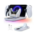 thumbnail image 1 of PS5 Portal Charging Station for Playstation Portal Remote Player and PS5 Controller with Charging Cable and RGB Light, Charge Stand Holder Accessories for Playstation Portal, 1 of 7