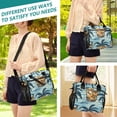 thumbnail image 5 of Ice Coconut Trees Cooler Bag Lunch Bag Soft Cooler Cooling Tote Insulated Lunch Box for Adult Men Women, 5 of 6