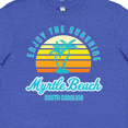 thumbnail image 4 of Inktastic Summer Enjoy the Sunshine Myrtle Beach South Carolina Blue Youth T-Shirt, 4 of 5