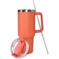 thumbnail image 3 of 40 oz Tumbler With Handle and Straw Lid, 2-in-1 Lid (Straw/Flip), Vacuum Insulated Travel Mug Stainless Steel 40 Ounce Tumbler for Hot and Cold Beverages, 3 of 3