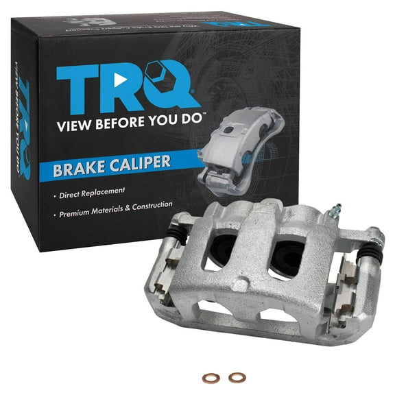 TRQ Front Right Brake Caliper w/Bracket Passenger Side Compatible with 2011-2018 Ford Explorer 2009-2018 Flex 2010-2018 Taurus 2009-2012 Lincoln MKS MKT