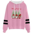 thumbnail image 2 of Christmas Santa Hoodies for Women 2025 Long Sleeve Holiday Graphic Hooded Sweatshirt Hoodie Pullover Tops, 2 of 3