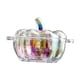 thumbnail image 2 of Dulcero de cristal con tapa, tarro de cristal para dulces, recipiente con forma de calabaza para servir Vistoso, 2 of 9