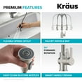 thumbnail image 6 of Kraus Britt Commercial Style Pull-Down Single Handle Kitchen Faucet in Spot Free Stainless Steel, 6 of 14