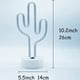 thumbnail image 4 of Luz LED de neón de cactus, letrero de neón de cactus, carga por USB o batería, letrero de neón de cactus, lámparas de neón, letreros luminosos para habitación infantil, decoración de dormitorio juveni, 4 of 5