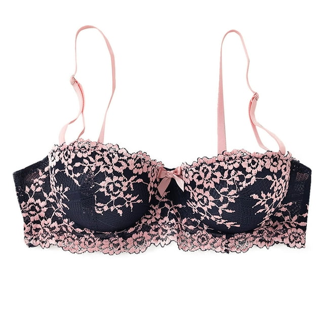 RXMEKW Womens Underwear Seamless, Solid Color Backless Seamless Push-Up Bras