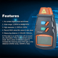 thumbnail image 7 of Digital Laser-Photo Tachometer Non Contact RPM Tach, Noncontact Laser-Photo Sensor with 2.5RPM to 99999 RPM, 7 of 7
