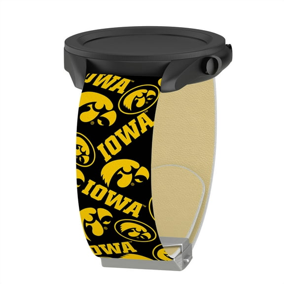 Hawkeyes Signature Series Watch Band for Samsung Galaxy Watch (22mm Long Scattered Logo) by Affinity Bands