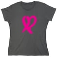 thumbnail image 1 of Ribbon Heart Sarcastic Humor Novelty Funny Women's Casual Tees, 1 of 3