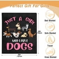 thumbnail image 6 of Yibo Fox Blanket Gifts for Women Fox Lovers Gifts Just A Girl Who Loves Foxes Blankets Cute Foxes Theme Christmas Birthday Gifts for Girls Kids Soft Comfy Fox Sheet, 6 of 7