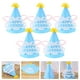 thumbnail image 2 of KAKOWELY 5 piezas de sombrero triangular de cumpleaños, sombrero de cumpleaños DIY, sombrero de fiesta, gorro de fiesta de cumpleaños para bebé., 2 of 4