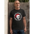thumbnail image 2 of Christmas Dead Inside But Jolly Santa Skull Holiday Shirt for Men Unisex Mens Tshirt, 2XL, Black, 2 of 6