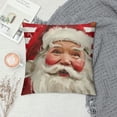 thumbnail image 2 of PHYHOO Red Stripes Red Throw Pillow Cover, Christmas Cushion Case Decoration for Sofa Couch White, 2 of 5