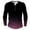Black T Shirts for Men, variant on T Shirts for Men Plus Size S-5X Big and Tall Long Sleeve Button Round Neck Tees Tops Trendy Gradient Printed Casual Pullover Basic T-Shirts