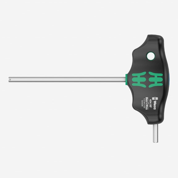 Wera 454 HF T-handle hexagon screwdriver Hex-Plus with holding function, 4 x 100 mm