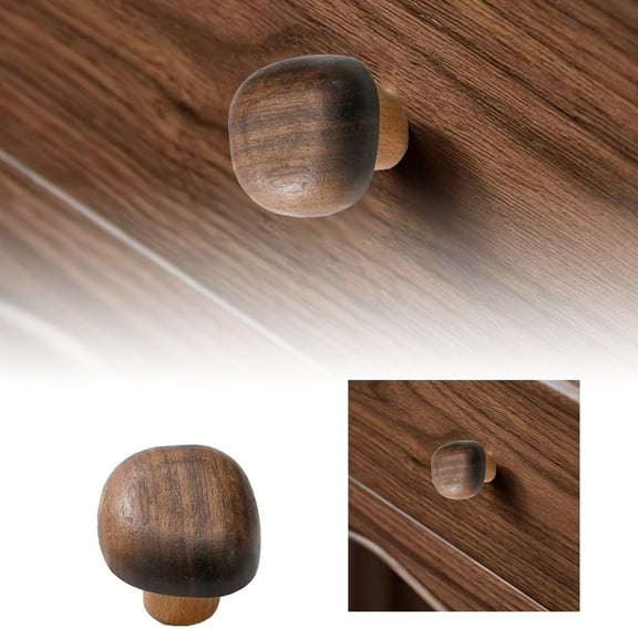 Elegant Stone Pebble Shaped Cabinet Drawer Pulls | Wooden Furniture Handles | Upgrade Your Home with Stylish Drawer Knobs | Must Have Home Improvement Accessory for Dresser Desk Cabinet