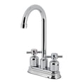 thumbnail image 1 of Kingston Brass FB8491DX Concord Robinet de Bar à Arc Haut 4 Pouces, Chrome Poli, 1 of 1