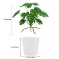 thumbnail image 3 of Planta Artificial Wosthever Monstera Deliciosa verde, 3 of 6