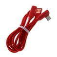 thumbnail image 2 of Einfach zu installieren Braided 90 Degree Right Angle Type USB Cable red, 2 of 10