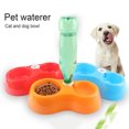 thumbnail image 2 of Opolski Cat Dog Drinking Fountain Pet Double Bowl Dual-purpose Pluggable Water Bottle, 2 of 8