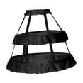 thumbnail image 1 of Enagua para niñas Enagua de crinolina para niñas Boda, 2 aros, Enagua de crinolina ahuecada para niñas para fiesta de cumpleaños negro, 1 of 8