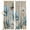 Light Brown, variant on Teal Blue Tulips Blackout Curtains for Bedroom/Living Room, Pinch Pleated Black Out Curtains, Spring Floral Barn Doors Vintage Wood Beige Room Darkening Window Drapes with Hooks 2 Panels, 39"x70"